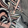 Ph2505 black split (square towel)
