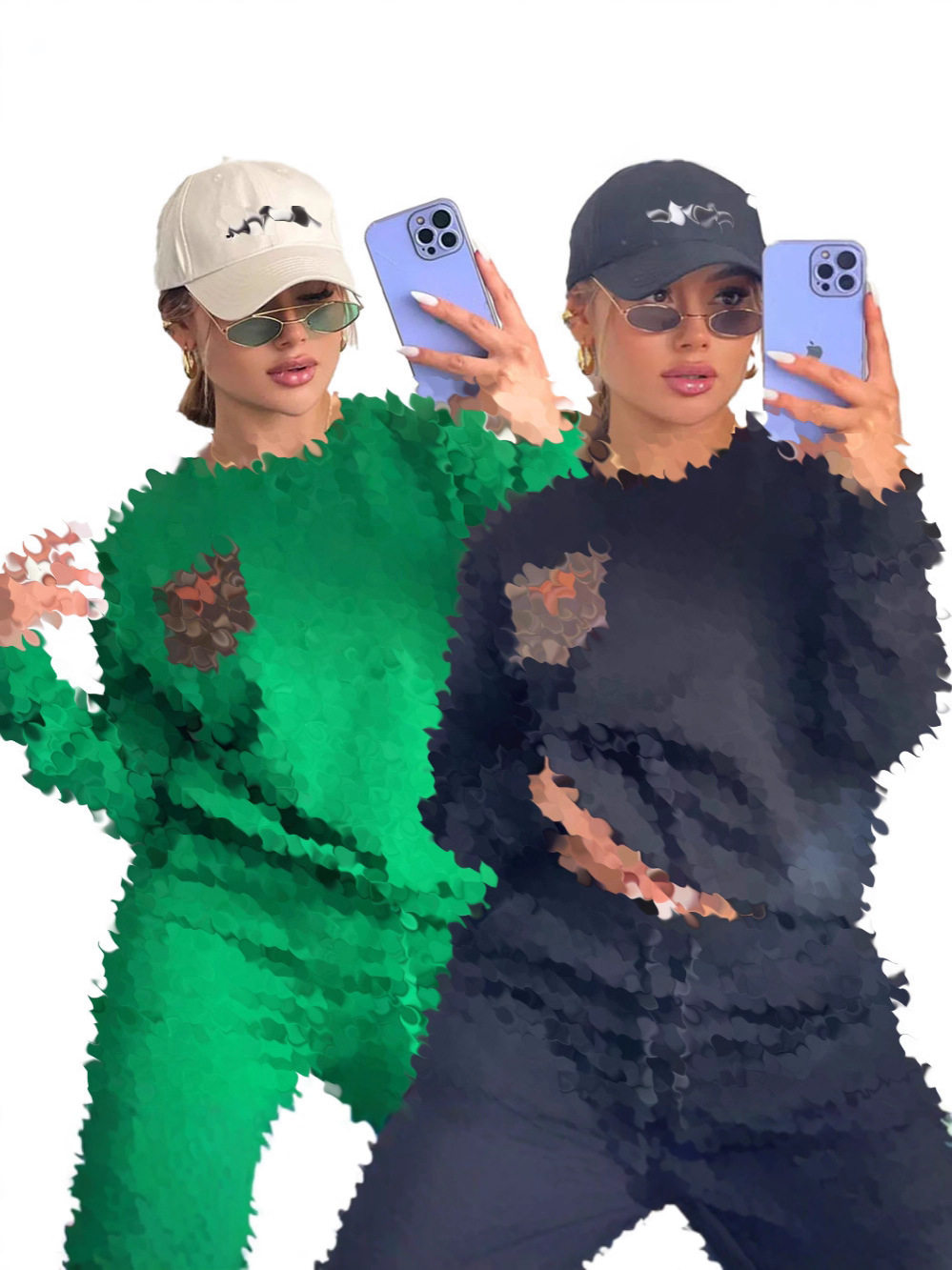 Y71620 European and American Clothing Cross-Border Wholesale New Trendy Leather Pocket Embossed Suit Ready Stock