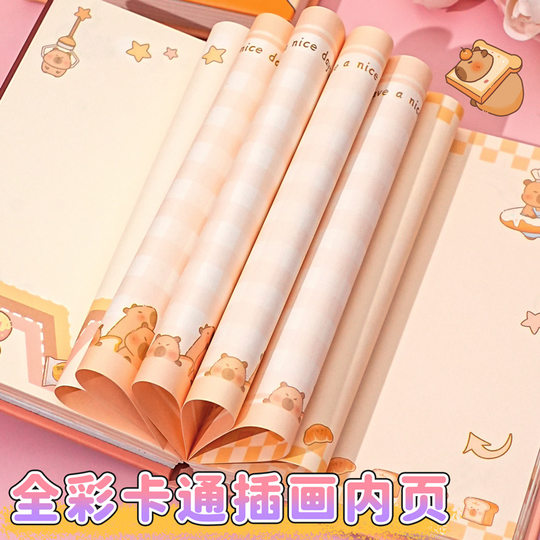 Kappi Bala Gashapon Organ High Quality Color Page Writing Smooth Cute Creative Fun Cartoon Notebook Wholesale