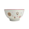 Dish Tableware suit Household Light Luxury Jingdezhen Underglaze Color Ceramic Bowl and Dish Housewarming Relief Bone China Tableware Bowl