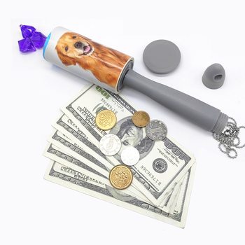 Private money box multi-function hair sticking device secret hidden transfer safe money jewelry ABS storage box organizer