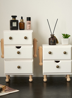 实木质机器人首饰盒收纳盒项链化妆品新婚乔迁新居礼物储物柜