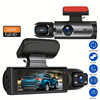 Cross-Border Exclusive Driving Recorder for Front and Interior High-Definition 1080P Night Vision Car Mobile Phone Parking Monitoring Video