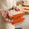 Refrigerator Egg Storage Box Household Stackable Egg Tray Kitchen Egg Box Drawer-Type Crisper Double-Layer Egg Rack