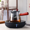Glass Teapot High Temperature Resistant Side-to-tea Single Pot Tea Set Household Wooden-to-glass Flower Teapot Electric Ceramic Stove Boiling Teapot