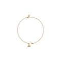 13 Pearl Saturn pin Golden