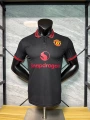 26-27 manchester united polo shirt black