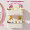 Cream Flower Sucker Bathroom Rack Toilet Toilet Washstand Punch-free Cosmetic Wall Hanging Storage Box