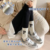 Women's Mid-Calf Socks Paired with Shark Pants, Trendy Ins Influencer Letter New Spring and Autumn Long Socks