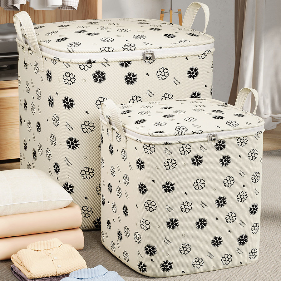 Clothing Storage Box for Home Use, Large Capacity, Extra-Large Wardrobe Organizer, Dustproof Storage Basket, Box, Magic Tool