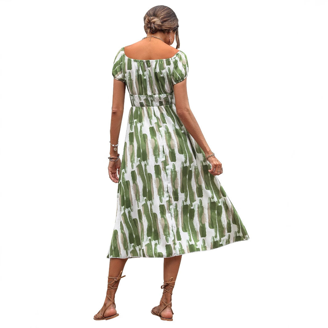 Off Shoulder Dress Casual Vacation Style Elegant Design Perfect for Summer Events Wholesale Available