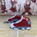 13 gray white red (a pair of nude shoes)