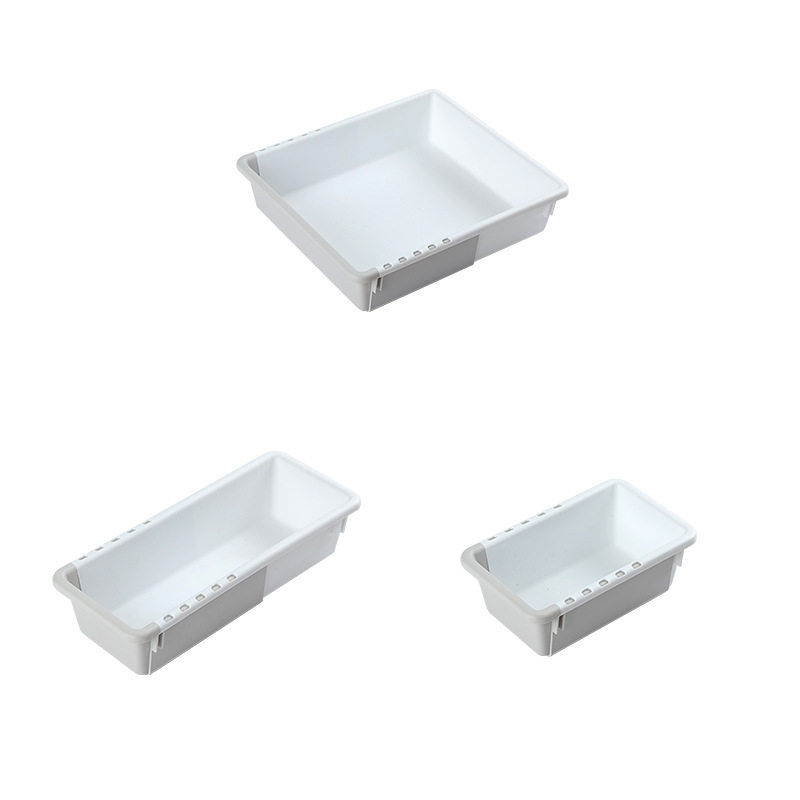 Desktop retractable storage box drawer desk storage box office supplies organizing box factory wholesale
