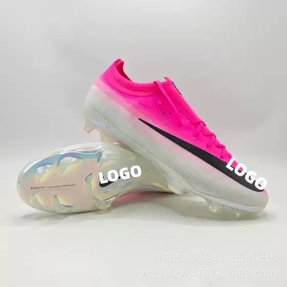 Putian Factory Cross-Border Assassin 17Th Generation Football Shoes Low-Top Men's Air Cushion Fg Long Spike Knit Ultra-Practical Mbappe