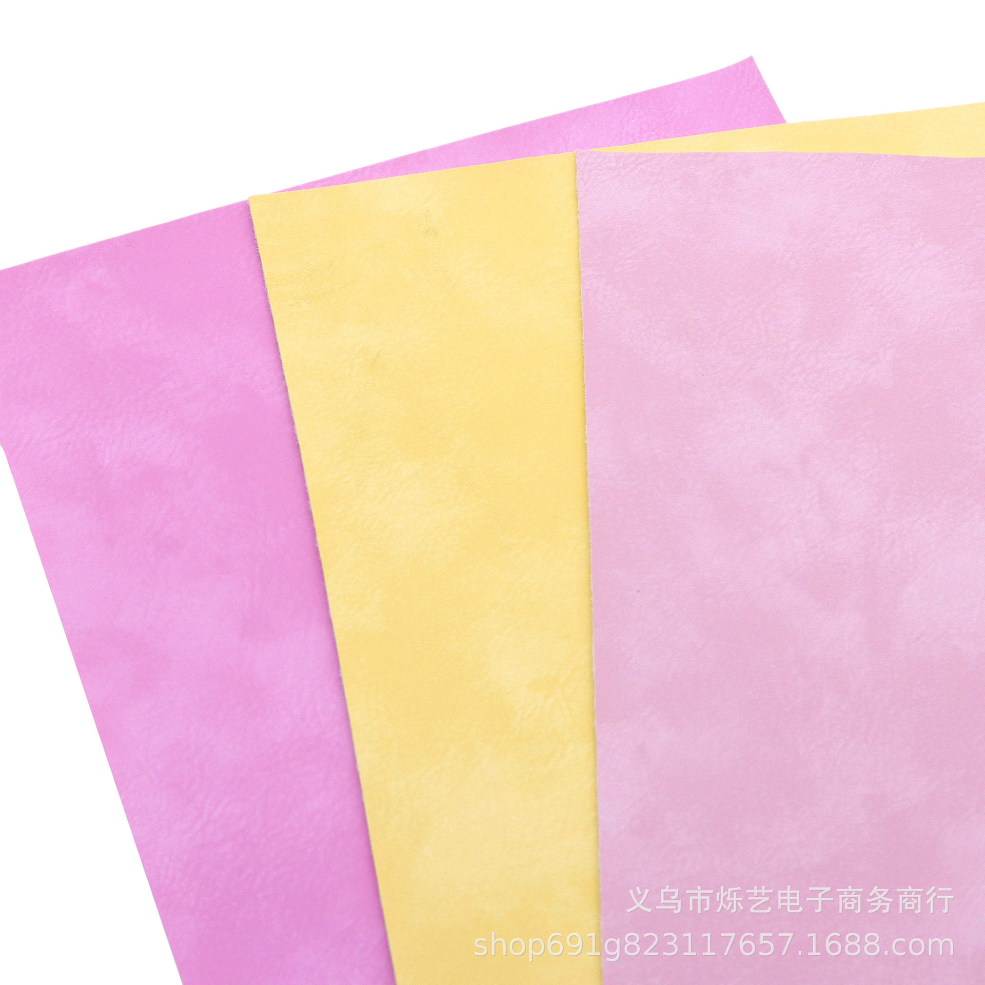 Plain matte texture oil painting wind like leather pattern PVC artificial leather DIY bow earrings material 1Yc47141