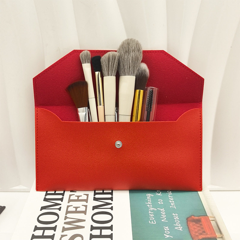 Eyebrow Brush Kit Women's Universal Fashionable Simple Large Capacity ID Bag Coin Purse Commuter Bag Card Bag Business Card Bag