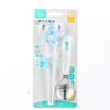 Children's training chopsticks +304 stainless steel spoon combination suit practice chopsticks complementary food feeding chopsticks 9480