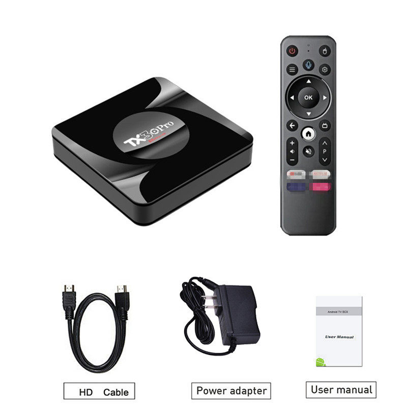 Tx30Pro Set-Top Box H313 2Gb/8Gb Android Box 4K Voice Remote Control Tvbox