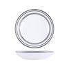 Hepburn style ceramic plate dish household net red creative Western plate ins style tableware high-grade dish deep plate