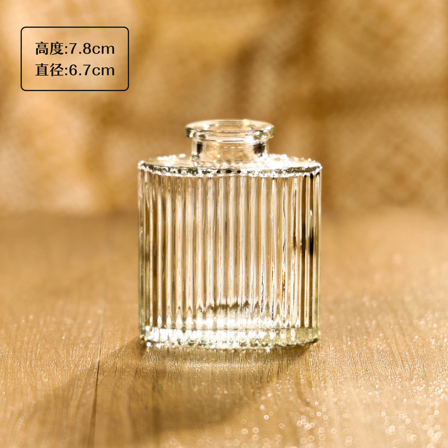 跨境热销复古玻璃花瓶插画高级感香薰瓶 透明ins风摆件小花瓶套装