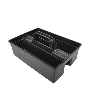 Chaobao B-039 Small Portable Tool Basket Plastic Three-Compartment Cleaning Storage Basket Commercial Cleaning Tool Storage Basket