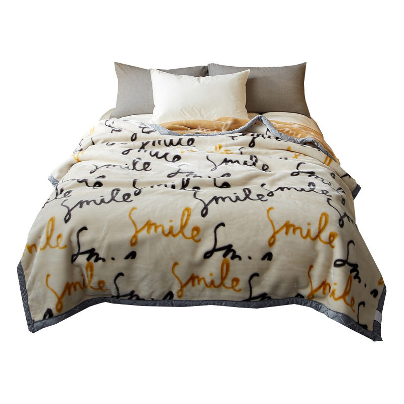 Raschel Blanket Winter Thickeneded Velvet Nap Blanket Bed Sheets Single Dormitory Student Coral Flannel Quilt