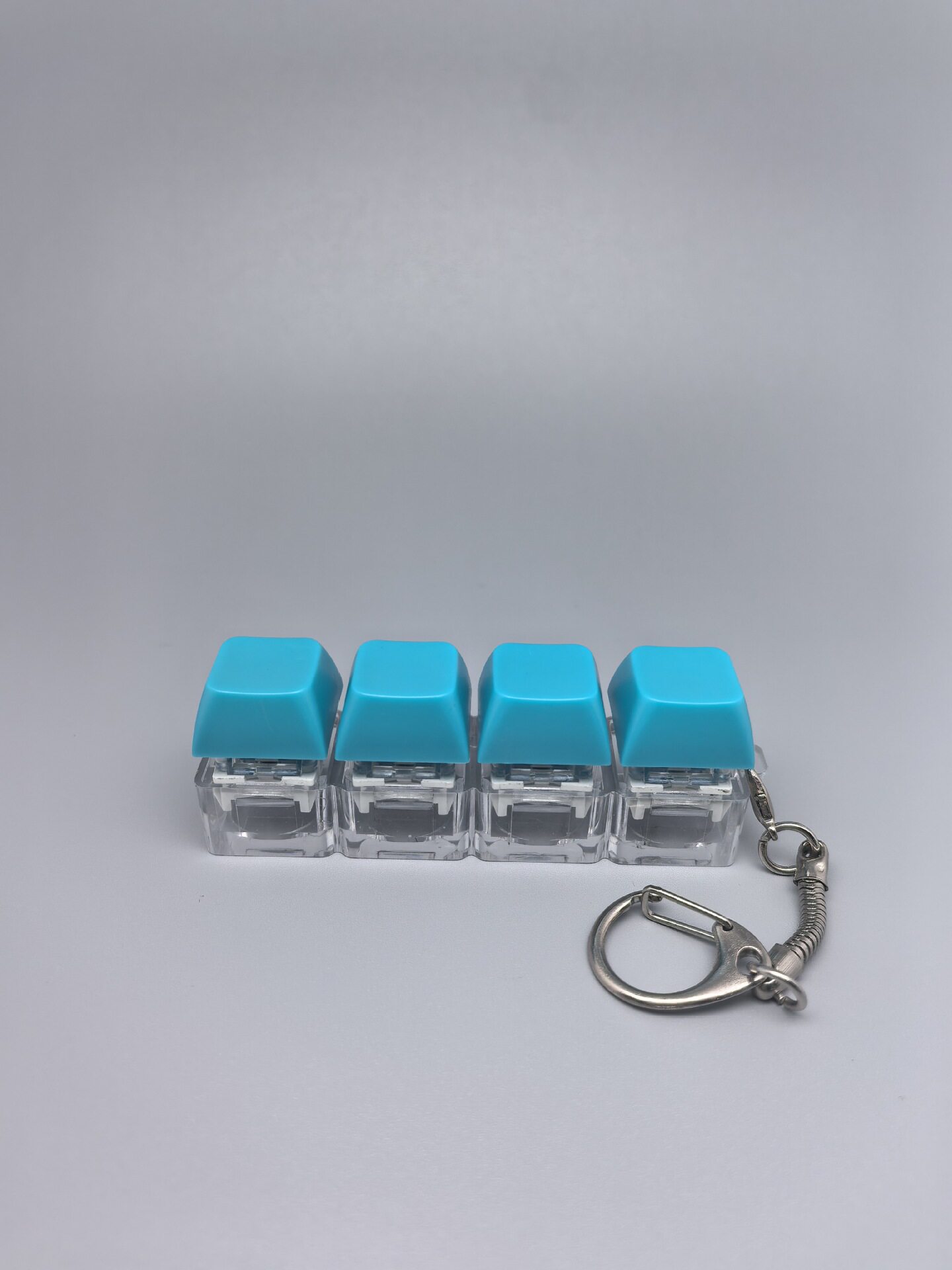 四键马卡龙按键解压玩具钥匙扣键盘办公摸鱼按键解压玩具跨境