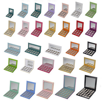 Spot neutral DIY paper eye shadow Plate 26mm eye shadow combination optional color eye shadow plate no logo empty plate