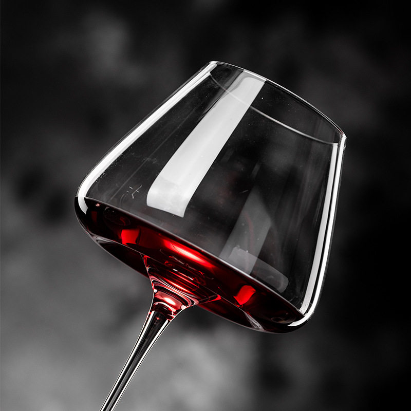 Creative Concave Bottom Red Wine Glass, High-End Set, Accessible Luxury, High-End, High-Value Goblet, Hotel Commercial Wine Glass