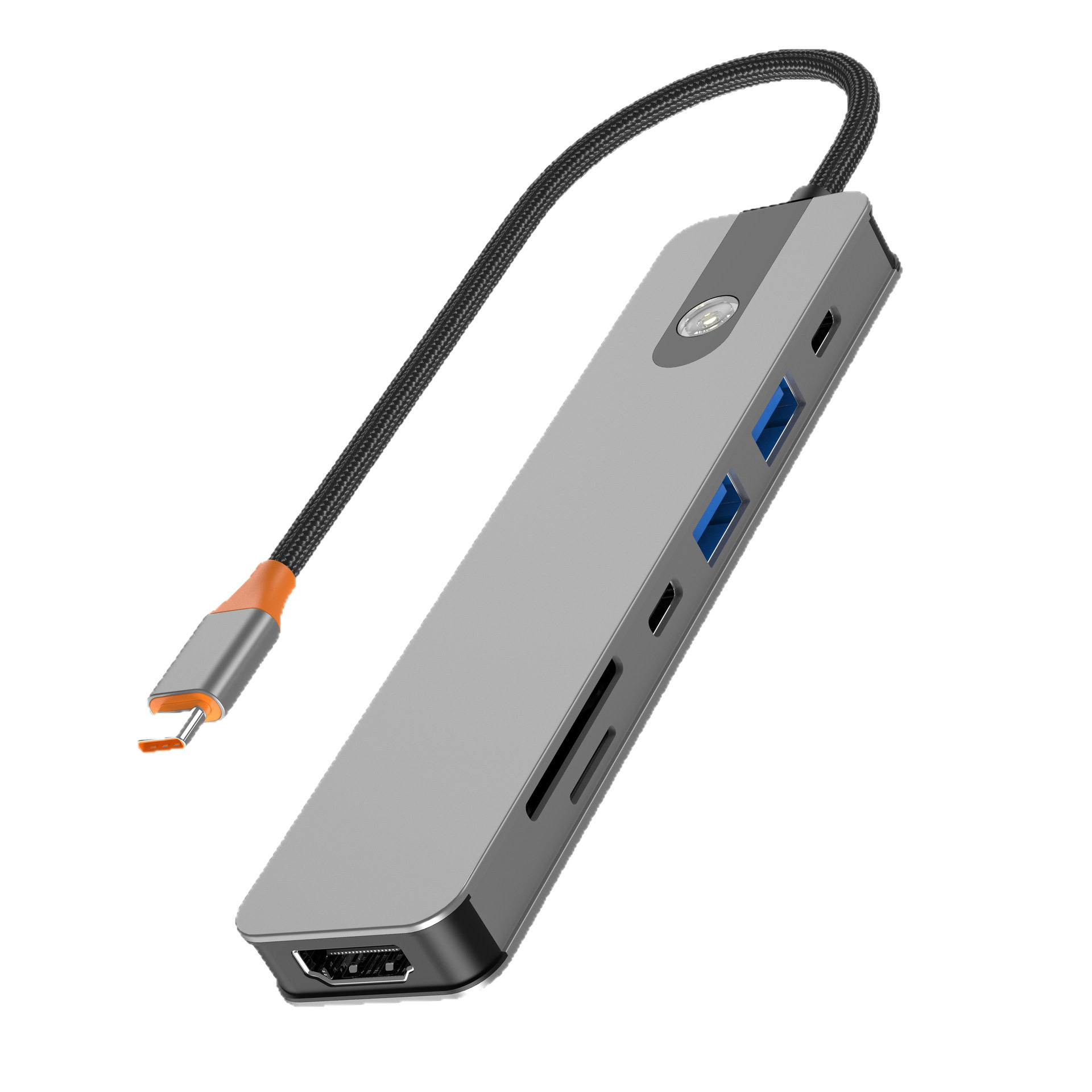 Cross-Border USB Extender Digital Accessories Typec4K60Hz/Splitter Hub Multi-Functional Computer Accessories