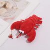 Crayfish doll headband online celebrity cartoon lobster hair accessories wholesale plush doll keychain selling cute funny headband