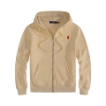 Zipper shirt khaki red label