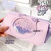 Ins High-value Pencil Bag Large Capacity Dirty-resistant Cute Cartoon Pencil Stationery Box High-level Stationery Bag for Primary School Students