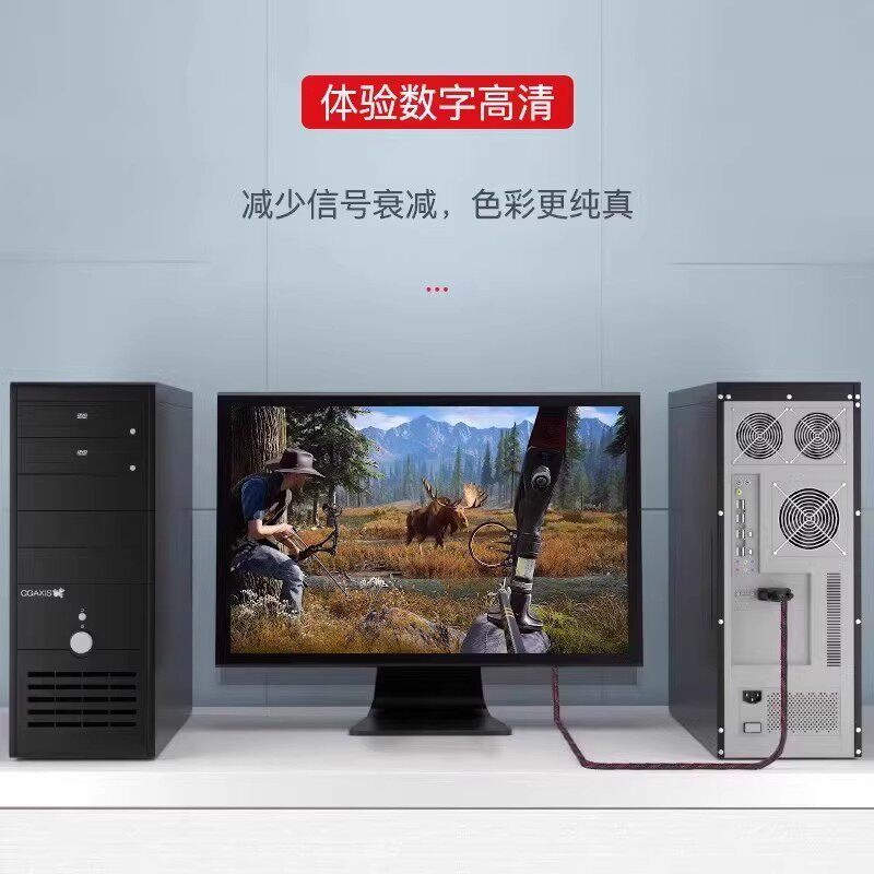 HDMI to Dvi Cable Laptop Display 1080P Hd Converter Tv Projector Interface