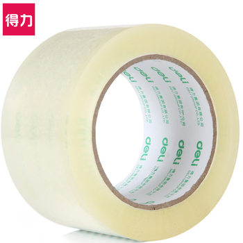 Deli transparent sealing packing tape office packing tape