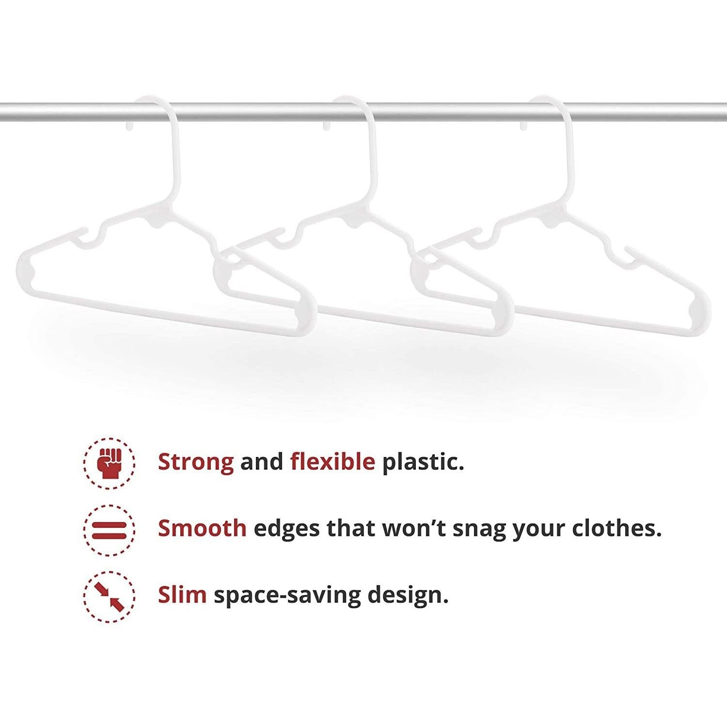 PP Wet and Dry Dual-use Plastic Children's Hanger Household Non-slip Seamless Baby Plastic Clothes Hanger Storage and Finishing Hanger