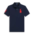 POLO Royal Blue with Red Logo