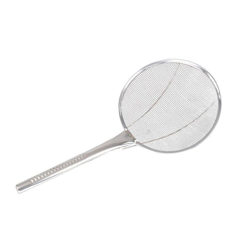 Stainless Steel Leakage Mesh Oil Strainer Kitchen Tools Vegetable and Fruit Leakage Mesh Fish Mesh Oil Residue Malatang Strainer Fried Colander