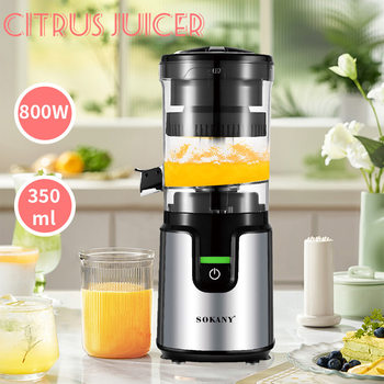 Cross-Border European Standard Electric Juicer Automatic Squeezer Orange Machine 800W Multifunctional Household Juicer 350ml
