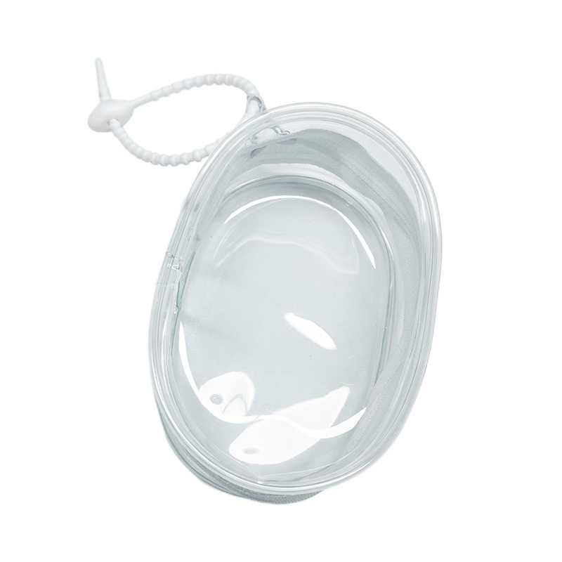 13cm Self-deprecating Bear Storage Pain Bag High Transparent Bag for Dust-proof Plush Doll Walking Doll Bag