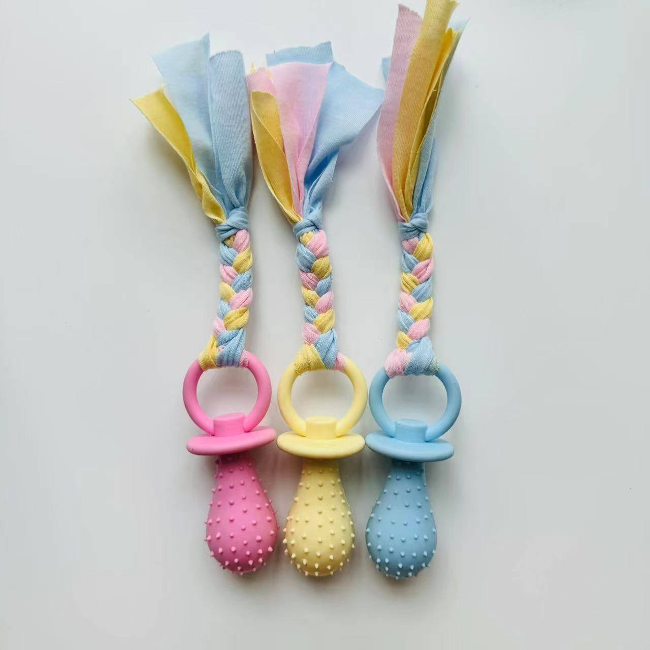 Pet Toy Manufacturer Wholesale Direct Supply Tpr Tooth Cleaning Pacifier for Cats and Dogs to Chew and Grind Teeth to Relieve Boredom, Environmentally Friendly and Odor-Free