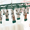 Stainless steel drying socks clip drying rack multi-clip household hanging clothes balcony windproof multi-functional drying underwear socks clip