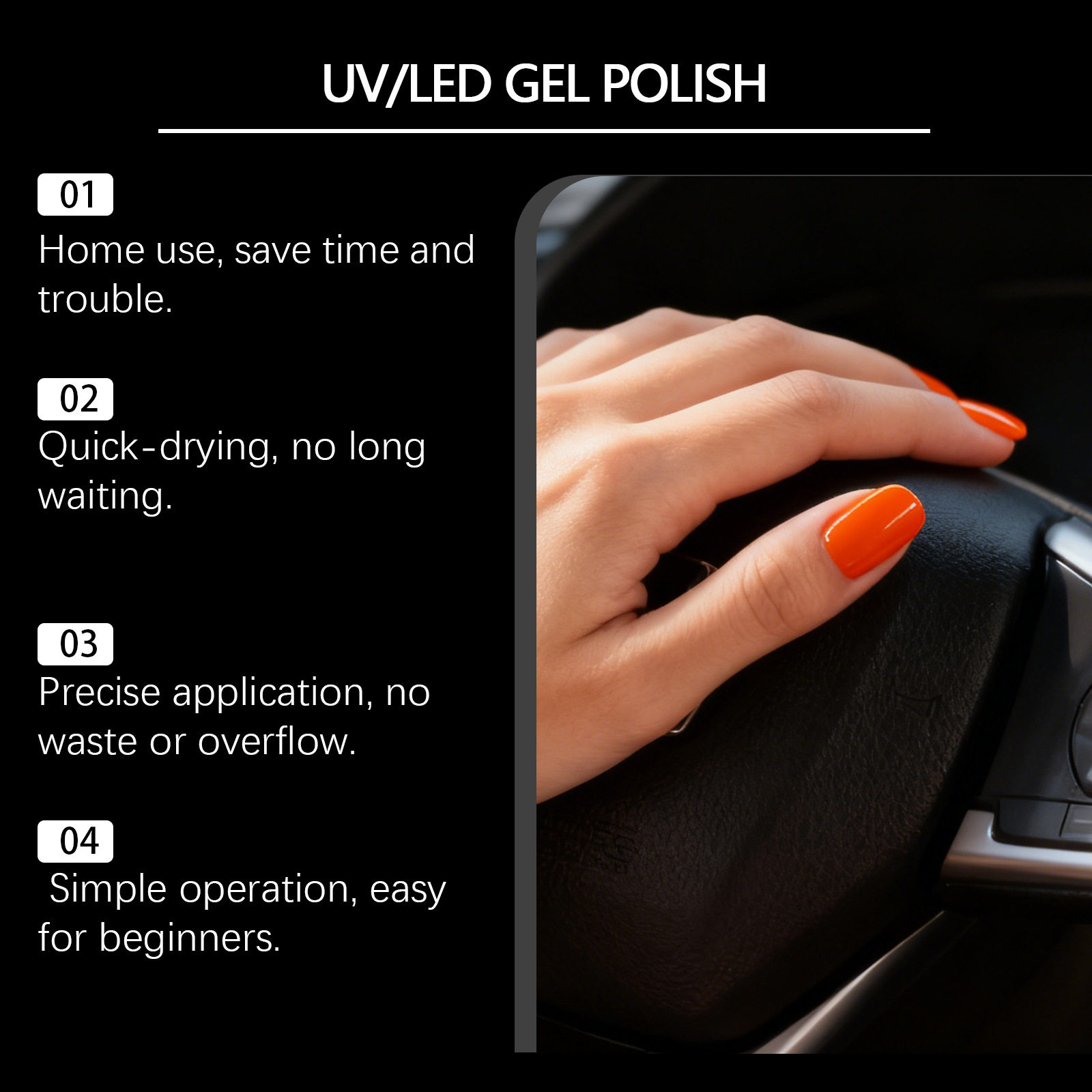 Nail Glue Pen Set Series Home Manicure Fancy Multi-Color Nail Polish Pen Fashionable Mixed Colors Convenient Application