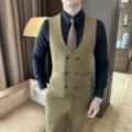Camel (vest + suit pants note size)