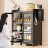 Dish Rack Drain Rack Kitchen Multifunctional Household Dish Plate Knife Chopsticks Cage Storage Rack Countertop Storage Rack Cupboard