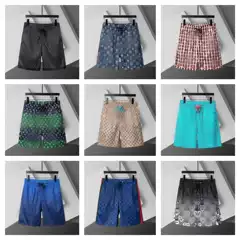 Cross-Border High-End Version of Lv Shorts and Beach Pants, 2025 Summer New Casual Loose-Fit Unisex Shorts for Export
