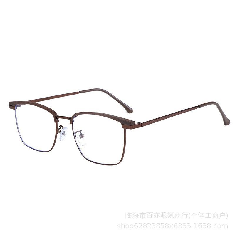 2024 explosion ultra-light frame glasses fashion trend anti-blue glasses frame can be equipped with myopia factory wholesale direct sales