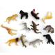 Cross-border factory wholesale direct selling simulation mini wildlife 12 tiger lion crocodile elephant model toy