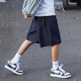 Шорты мужские летние, новый стиль, японские ретро прямые широкие брюки tide, брендовые универсальные свободные повседневные брюки с пятью точками