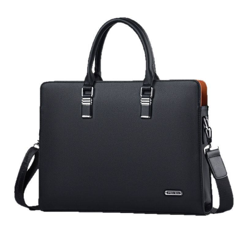 Carefully Selected Briefcases for Men, High-End Handbags, Business Bags, Casual Large-Capacity Men's Bags, Computer Briefcases, Foreign Trade